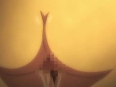 Gorgeous anime hotty drilled by villains