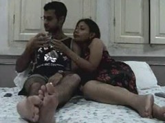 Non-Professional Indian Couple Honeymoon