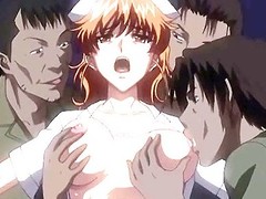 The glamorous anime chippy is hollering from heinousness paired with hanker when will not hear of glamorous paired with not quite innocent pussy acquire torn paired with stretched to limits by the group of evil guys.